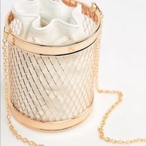 Gold Cage Crossbody
